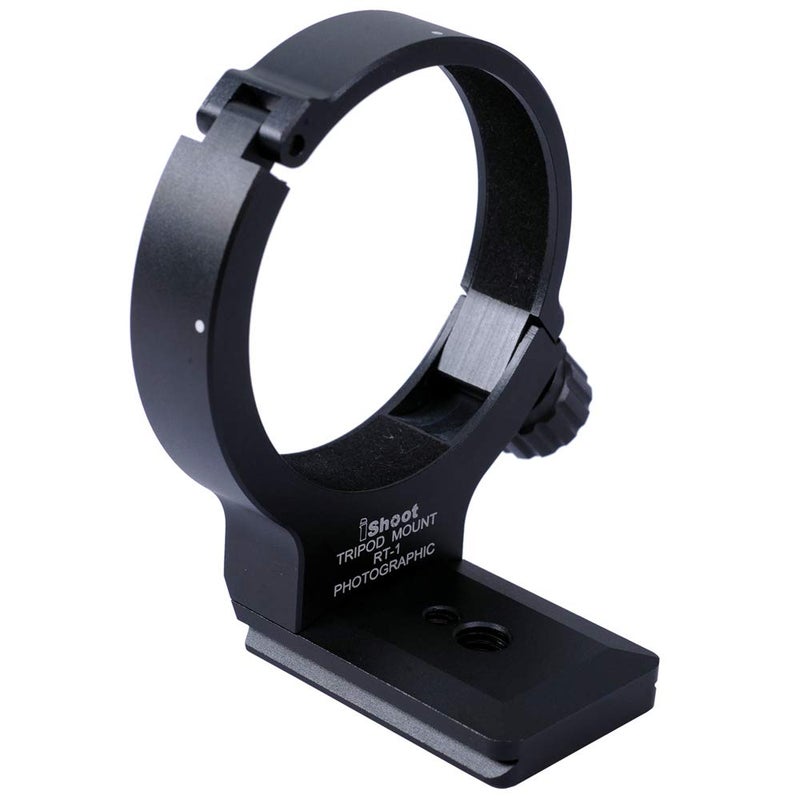 iShoot Lens Collar Support Tripod Mount Ring for Nikon RT-1 Nikkor AF-S 300mm F/4E PF ED VR and AF-S 70-200mm F/4G ED VR-Bottom Quick Release Plate Feature Compatible with ARCA-Swiss 39mm Fit Ball Head - Image 1
